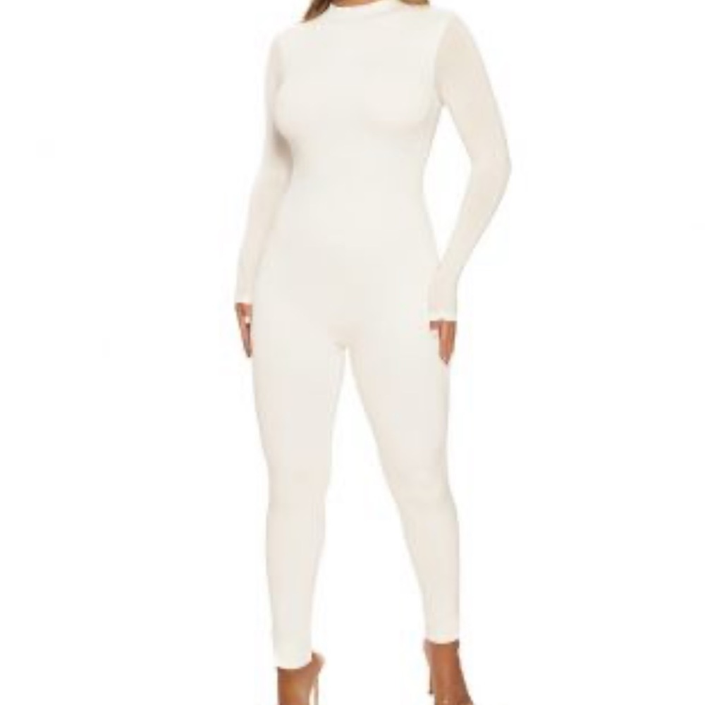White NW naked wardrobe bodysuit